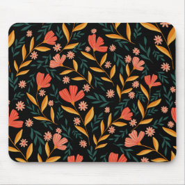 Elegant Blommigt Återställa musknapp Musmatta