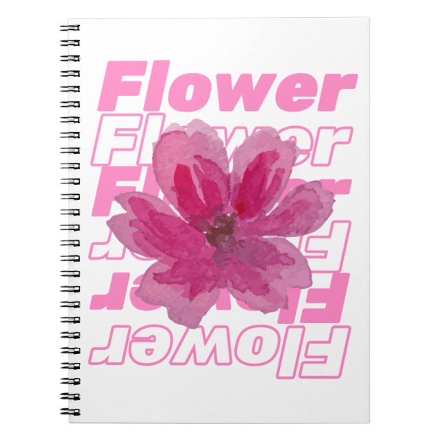 "Elegant Blommigt bärbar dator - Aesthetic Pastel  Anteckningsbok (Framsidan)