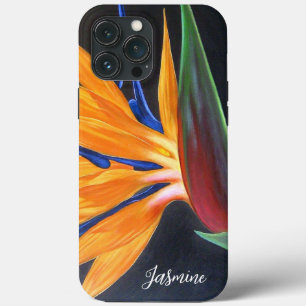 Elegant Blommigt Blommigt Bird of Paradise Namn Sc
