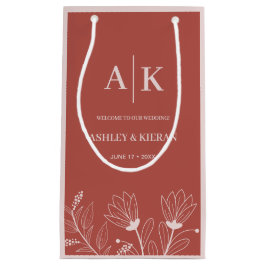 Elegant Blommigt Boho Bröllop Välkommen