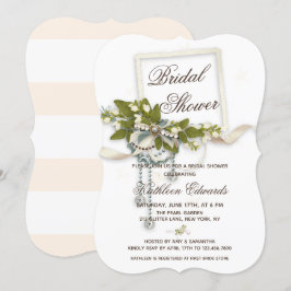 Elegant Blommigt Boho Möhippa Inbjudningar