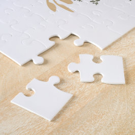 Elegant Blommigt Bouquet Girly säger vackert Pussel