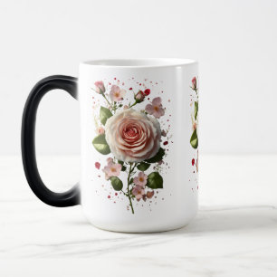 Elegant Blommigt Bouquet Morphing Mugg - 15 oz