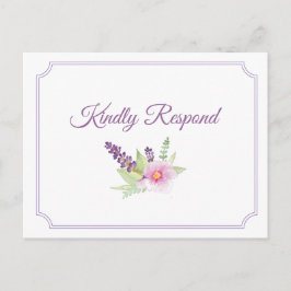 Elegant Blommigt Bouquet OSA vykort
