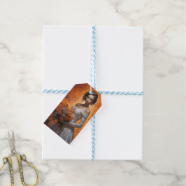 Elegant Blommigt Bride Bröllop Collection Presentetikett