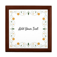 Elegant Blommigt Bröllop Anpassningsbar juderly Ke