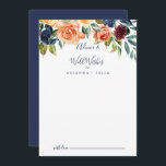 Elegant Blommigt Bröllop Önskemål Adapter Rådkort<br><div class="desc">Det här elegant blommigt bröllop väl önskemål-kortet är perfekt för ett modernt bröllop. Utformningen kännetecknas av rosa, , gult, burgundi, rött, indigoblommor och gröntens bladverk, inspirerande naturskönhet. De här korten är perfekter för bröllop, möhippa, babydusch, studentfest och mycket mer. Anpassa korten med namn från bruden och brudgummen, blivande föräldrar eller...</div>