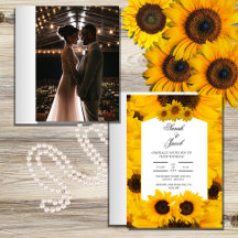 elegant blommigt bröllopsinbjudan