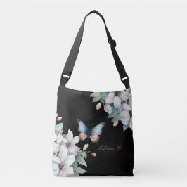 Elegant Blommigt Butterfly Mors dag Tote Bag Axelväska