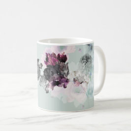 Elegant Blommigt Ceramic Mugg, inspirationshytt Kaffemugg
