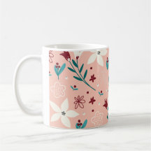 Elegant Blommigt Classic Mugg