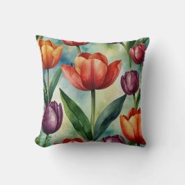 Elegant Blommigt Dekorativ kudde