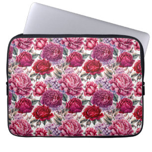 Elegant Blommigt Electronics Bag Laptop Fodral