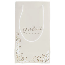 Elegant Blommigt Elfenbenstorn Personlig liten Pap