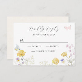 Elegant blommigt för mjuk vild OSA kort