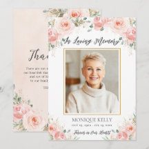 Elegant Blommigt för  Rosa - foto - begravningsmin