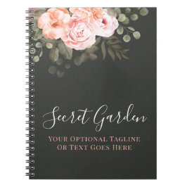 Elegant Blommigt för  Rosa Ro Modern Journal Anteckningsbok
