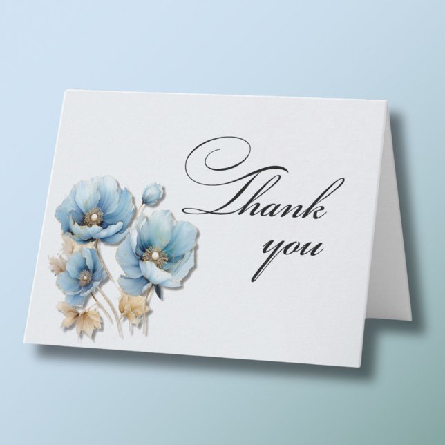 Elegant Blommigt Foto vilket år som helst Tack Kort (Skapare uppladdad)