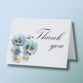 Elegant Blommigt Foto vilket år som helst Tack Kort