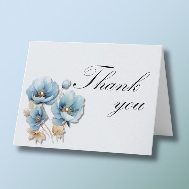 Elegant Blommigt Foto vilket år som helst Tack Kort (Skapare uppladdad)