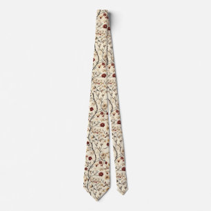 Elegant Blommigt Grått Rust Tan Black Slips