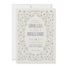 Elegant blommigt grönt trädgård bröllop