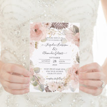 Elegant Blommigt Guld Eucalyptus Löv Greenery Ro