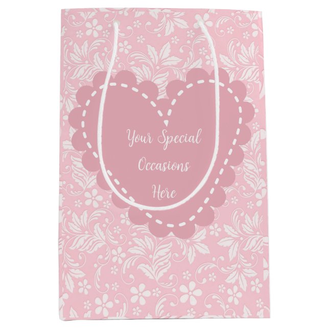 Elegant Blommigt Heart Ram: för varje Tillfälle (Framsidan)