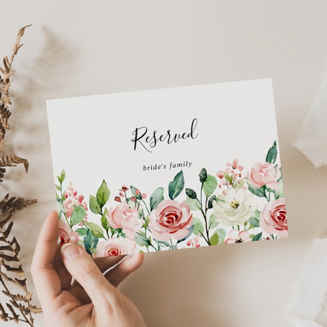 Elegant - Blommigt höstmarkering Bröllop Reservera (Skapare uppladdad)