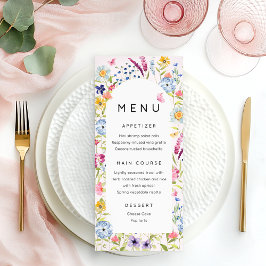 Elegant Blommigt Kärlek finns på menyn Bloom Meny