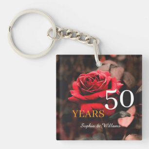 Elegant Blommigt KeepVII - Romantic Röd ros Gift