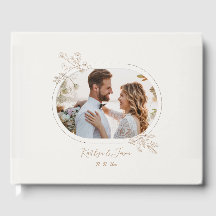 Elegant Blommigt Light Beige bröllop