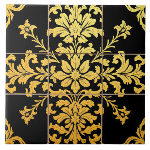 Elegant Blommigt Luxury Trendig Collection Kakelplatta