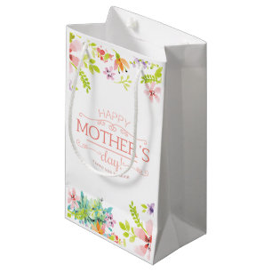 Elegant Blommigt Lycklig Mors dag Gift Bag