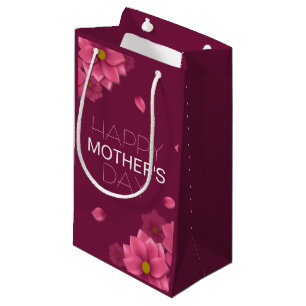 Elegant Blommigt Lycklig Mors dag   Gift Bag