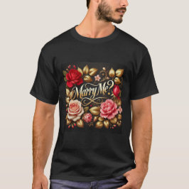Elegant Blommigt Marry Me Manar Tshirt T Shirt