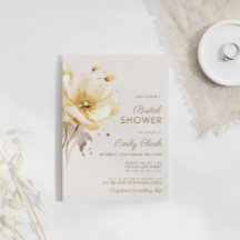 Elegant Blommigt med vattenfärg Fintvätt Möhippa