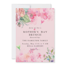 Elegant blommigt Mors dag