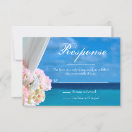 Elegant Blommigt Ocean Beach Sommar OSA kort