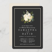 Elegant Blommigt Organic Bröllop Rehearsal Middag