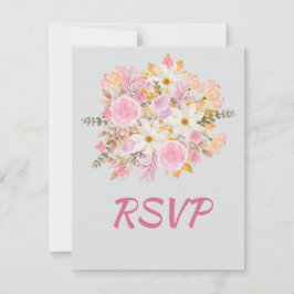Elegant Blommigt OSA kort Sweet sixteen födelsedag