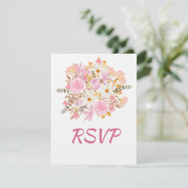 Elegant Blommigt OSA kort Sweet sixteen födelsedag