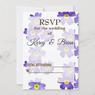 Elegant Blommigt OSA Photo Card, skript Inbjudningar
