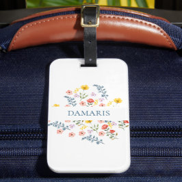 Elegant Blommigt Personlig - resggtagg Bagagebricka