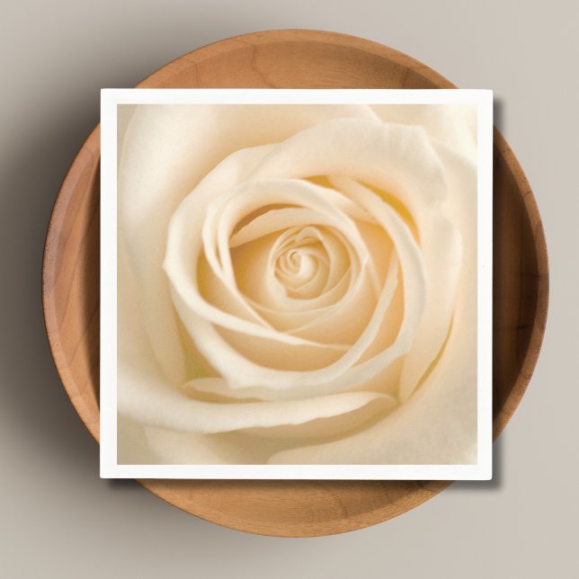 Elegant Blommigt Ro Garden Pappersservett (Skapare uppladdad)