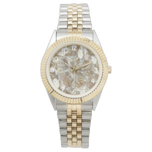 Elegant Blommigt Ro Petal Mönster Armbandsur
