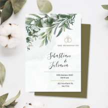 Elegant Blommigt Rustic Eucalyptus Greenery Bröllo