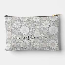 Elegant, blommigt snöre mönster, skript namn