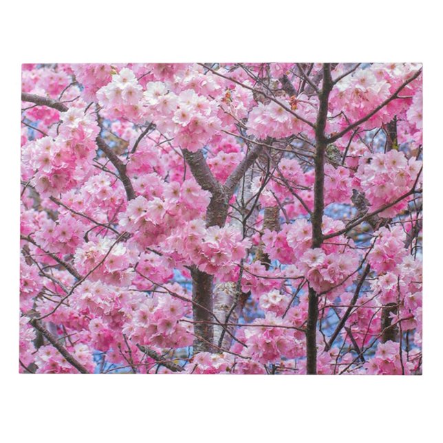 Elegant Blommigt Stationeridesign Anteckningsblock (Framsida)