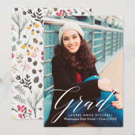 Elegant Blommigt Studenten meddelande